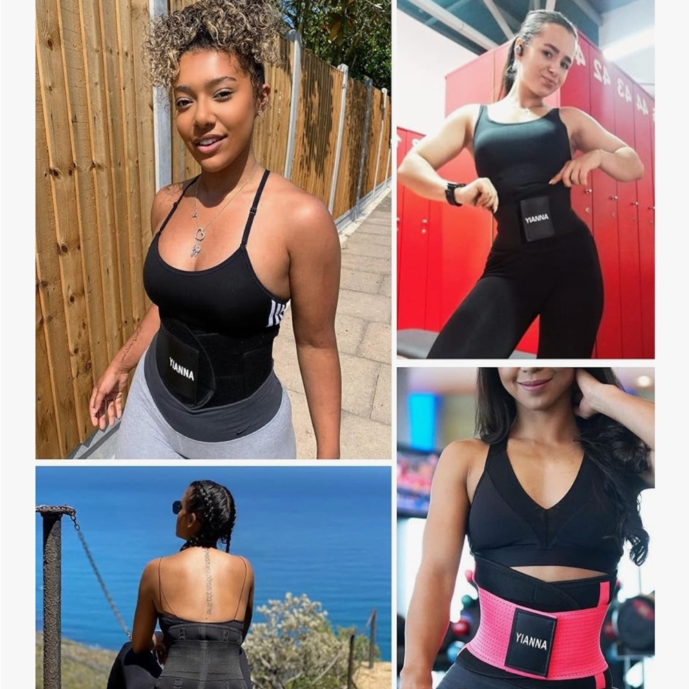 Anna Black Sauna Waist Trainer Belt NWOT size small - Picture 5 of 6